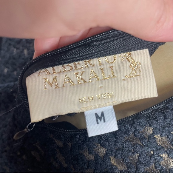 VTG Victorian Top Alberto Makali Lace Med Black Floral BohoGoth Alt Grunge Sheer - Picture 5 of 16